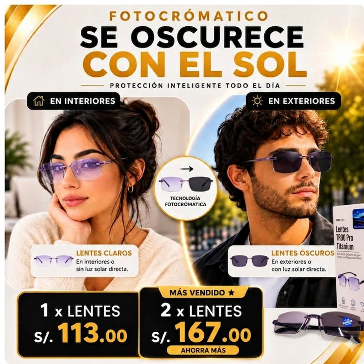 Lentes Fotocromáticos con protección™